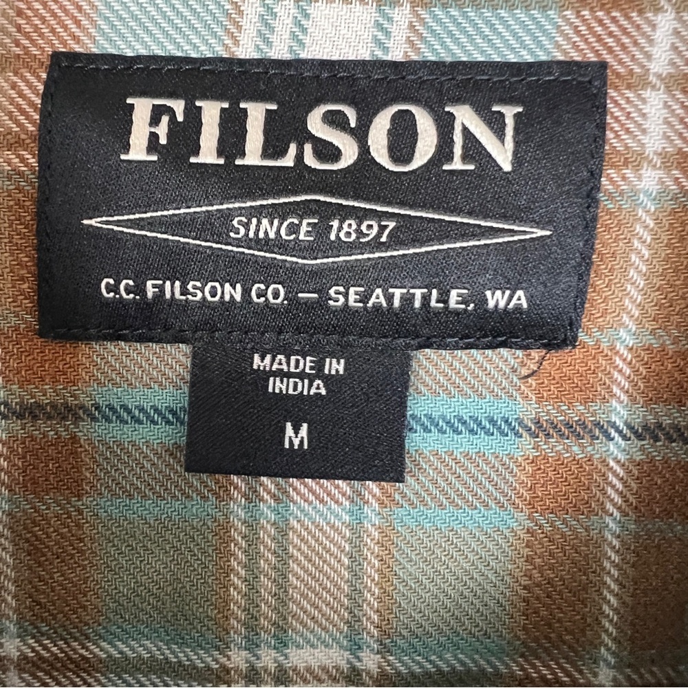 Filson Scout Plaid Lightweight Flannel Shirt - Picture 4 of 5